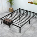 Metal Platform 16IN Tall Basic Bed Frame Sturdy Steel.