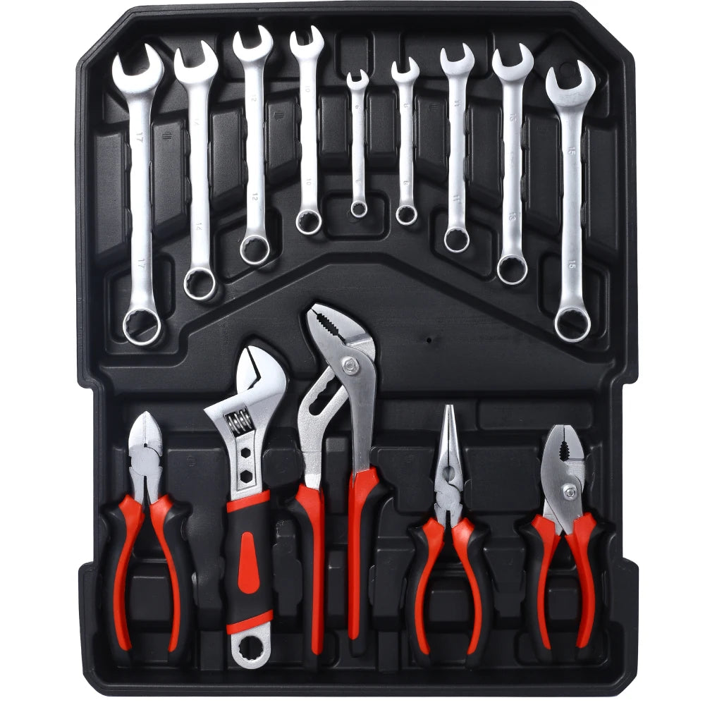 Toolbox Storage Case with 4 Drawers