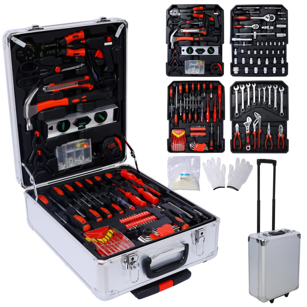 Toolbox Storage Case with 4 Drawers