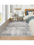 Washable Area Rug Stain-Resistant Throw Rug with Non-Slip