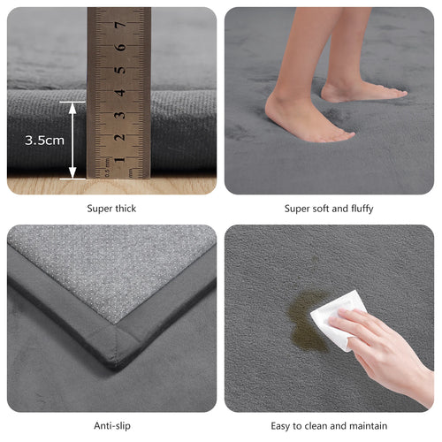1.3" Thick Large Tatami Carpet Baby Play Mat Non-Slip