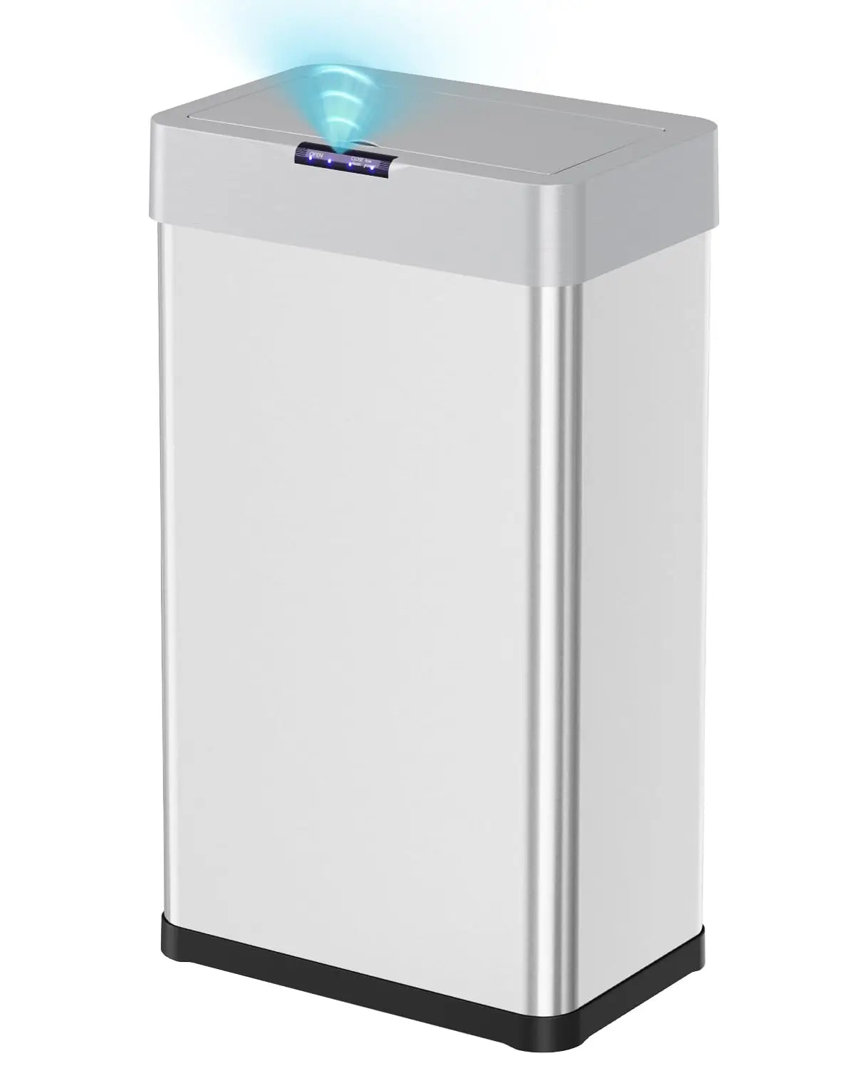 13.2 Gallon Motion Sensor Trash Can, Stainless Steel Smart Bin