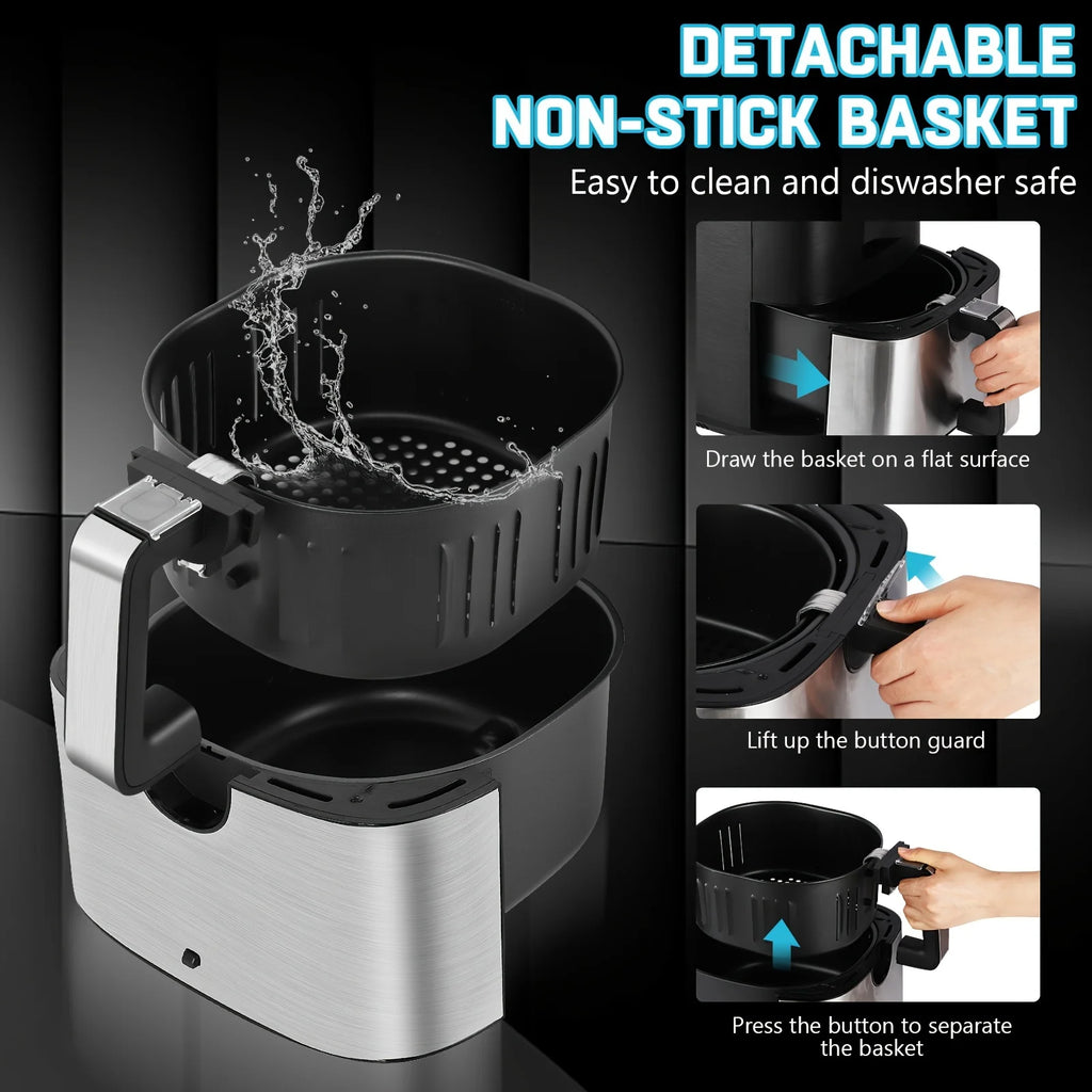 1500W 7Q Large Air Fryer Cooker,