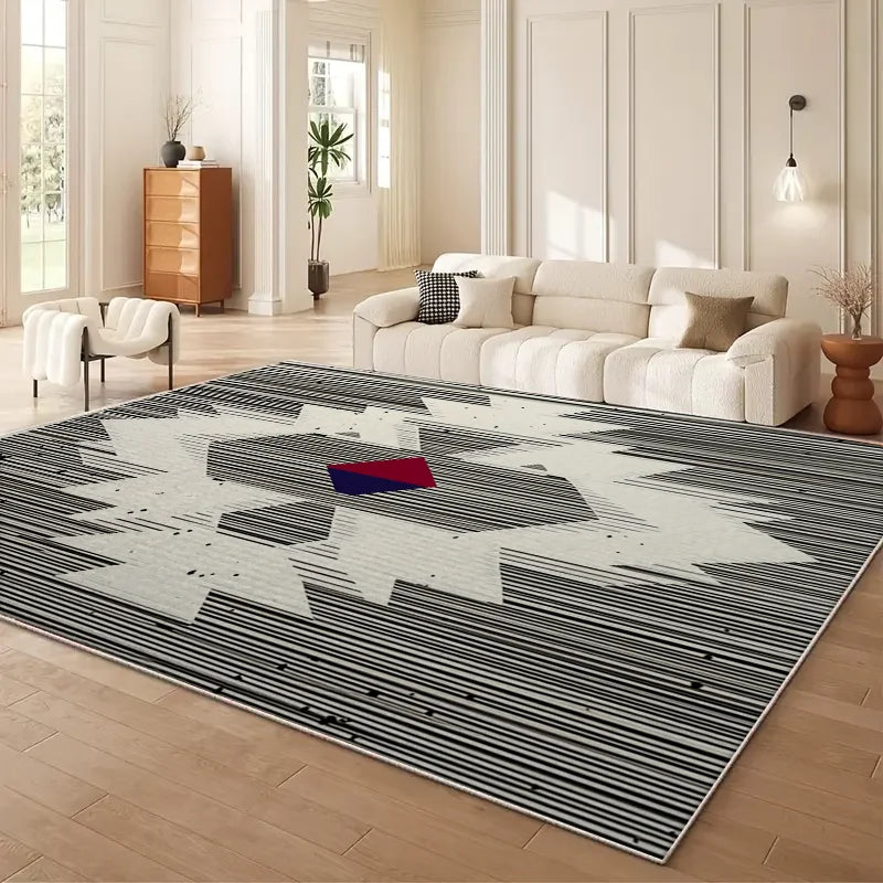 Moroccan Geometry Large Area Rug - Anti Slip